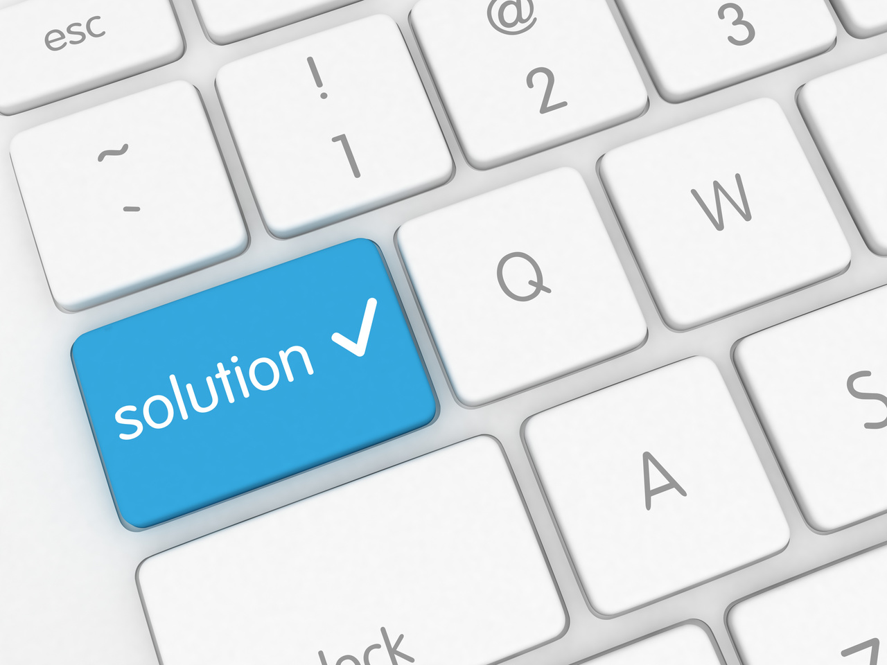 Solution software app button keyboard